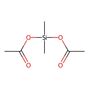 Diacetoxydimethylsilane structure