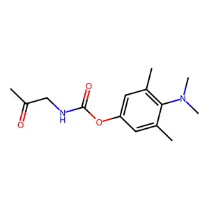 [4-(dimethylamino)-3,5-dimethylphenyl] N-(2-oxopropyl)carbamate structure