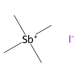 Tetramethylstibonium iodide structure