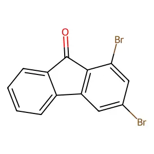 1,3-dibromofluoren-9-one structure