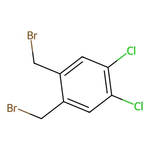 1,2-bis(bromomethyl)-4,5-dichlorobenzene structure