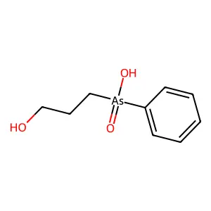 ARSINE OXIDE, HYDROXY(2-HYDROXYPROPYL)PHENYL- structure