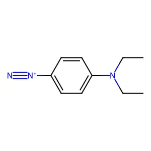 Compound C10H14N3+ structure