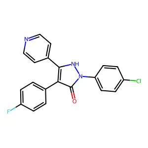 p38 MAP Kinase Inhibitor structure