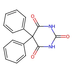 5,5-Diphenylbarbituric acid structure
