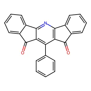 11-phenylindeno[2,3-e]indeno[3,2-b]pyridine-10,12-dione structure