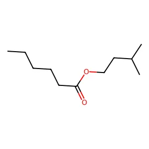Isopentyl hexanoate structure