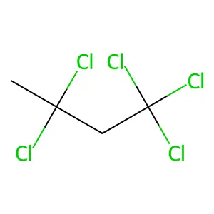 1,1,1,3,3-Pentachlorobutane structure
