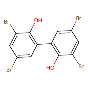 Compound C12H6Br4O2 structure