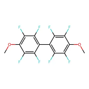 1,2,4,5-tetrafluoro-3-methoxy-6-(2,3,5,6-tetrafluoro-4-methoxyphenyl)benzene structure