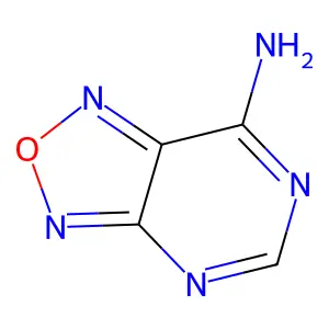 [1,2,5]oxadiazolo[3,4-d]pyrimidin-7-amine structure