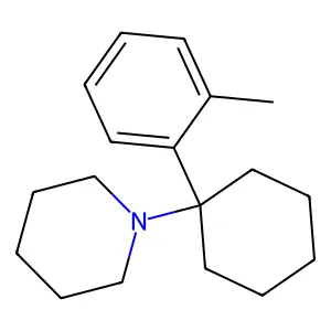 1-(1-(2-Methylphenyl)cyclohexyl)piperidine structure