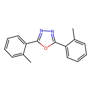 2,5-Bis(2-methylphenyl)-1,3,4-oxadiazole structure