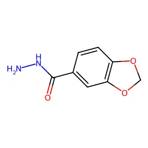 1,3-benzodioxole-5-carbohydrazide structure