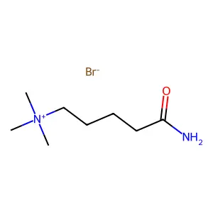 (5-amino-5-oxopentyl)-trimethylazanium bromide structure