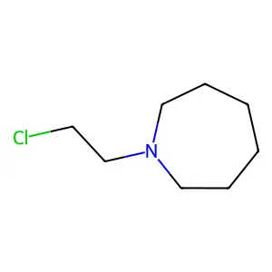 1-(2-chloroethyl)azepane structure