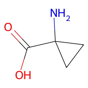 1-Aminocyclopropanecarboxylic acid structure