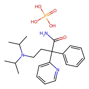 DISOPYRAMIDE PHOSPHATE structure