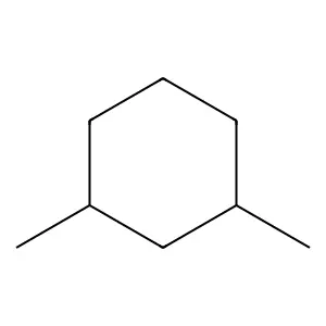trans-1,3-Dimethylcyclohexane structure