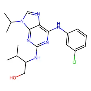 Compound C19H25ClN6O structure