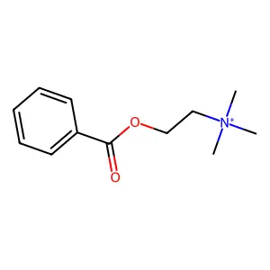BENZOYLCHOLINE structure