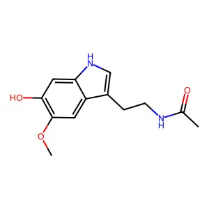 6-HYDROXYMELATONIN structure