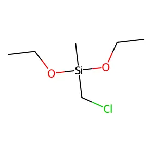 chloromethyl-diethoxy-methylsilane structure