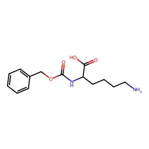 (2S)-6-amino-2-(phenylmethoxycarbonylamino)hexanoic acid structure