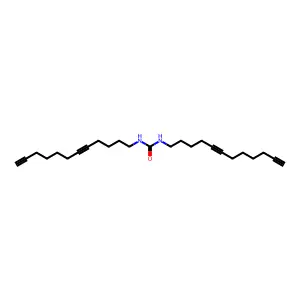 1,3-bis(dodeca-5,11-diynyl)urea structure