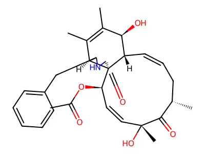 Cytochalasin C structure