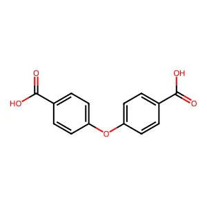 4-(4-carboxyphenoxy)benzoic acid structure