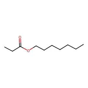heptyl propanoate structure