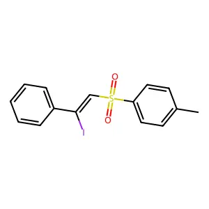 1-(2-iodo-2-phenyl-ethenyl)sulfonyl-4-methyl-benzene structure