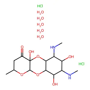 Spectinomycin hydrochloride structure