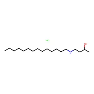N-MYRISTYL-3-HYDROXYBUTYLAMINE HYDROCHLORIDE structure