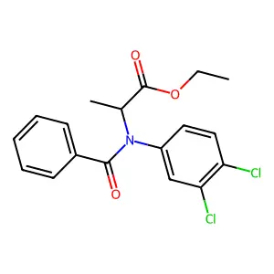 Benzoylprop-ethyl structure