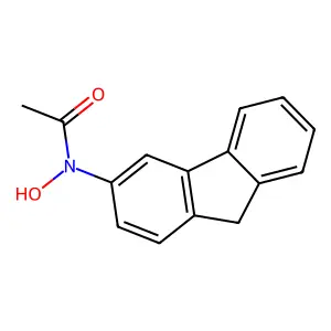N-Hydroxy-3-fluorenylacetamide structure