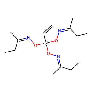 N-[bis[(butan-2-ylideneamino)oxy]-ethenylsilyl]oxybutan-2-imine structure
