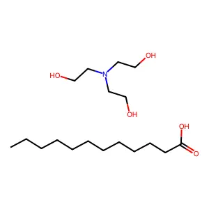 Triethanolamine laurate structure