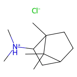 (+-)-endo-N,N-Dimethyl-2-bornanamine hydrochloride structure