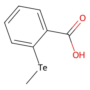 o-(Methyltelluro)benzoic acid structure