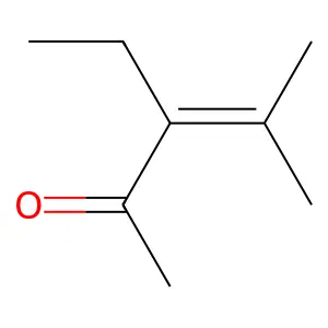 Compound C8H14O structure