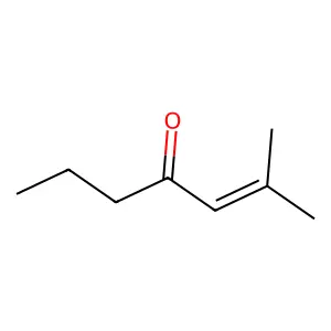 2-METHYL-2-HEPTEN-4-ONE structure