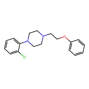 1-(2-Chlorophenyl)-4-(2-phenoxyethyl)piperazine structure
