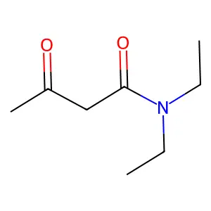N,N-Diethylacetoacetamide structure