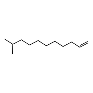 10-Methyl-1-undecene structure