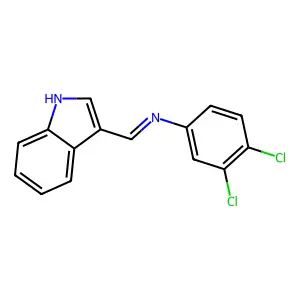 Compound C15H10Cl2N2 structure