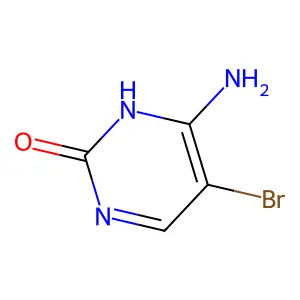 Compound C4H4BrN3O structure
