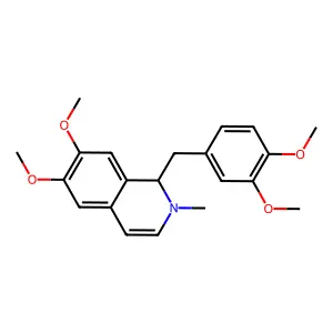 1-[(3,4-dimethoxyphenyl)methyl]-6,7-dimethoxy-2-methyl-1H-isoquinoline structure