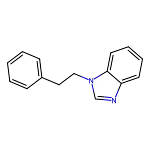 1-(2-phenylethyl)-1H-benzimidazole structure